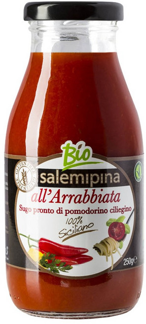 살레미피나 유기농 아라비아따 파스타 소스, 250g, 1개