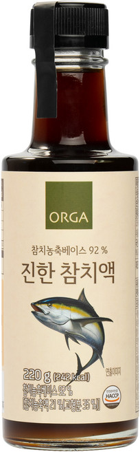 올가홀푸드 진한 프리미엄 참치액, 220g, 1개
