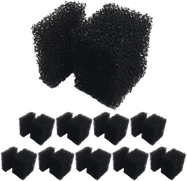 딩동펫 워터베어 순백의 진수 측면 여과기 스펀지 리필 필터 2종 x 10p 세트 SE-C01 SE-C02 겸용, 1세트