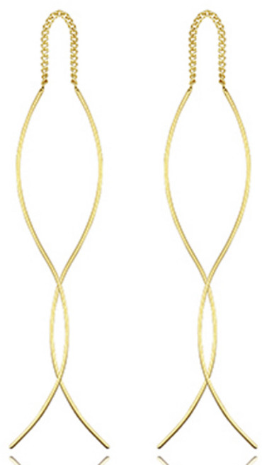 해수엘 여성용 925 실버 귀걸이 JE1647