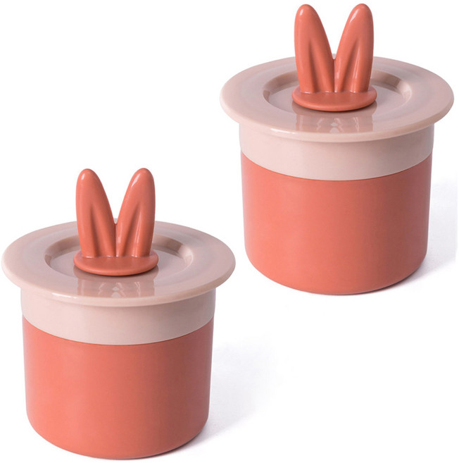 모나코올리브 라파스텔 레빗 세안 거품기, 2개, 레드