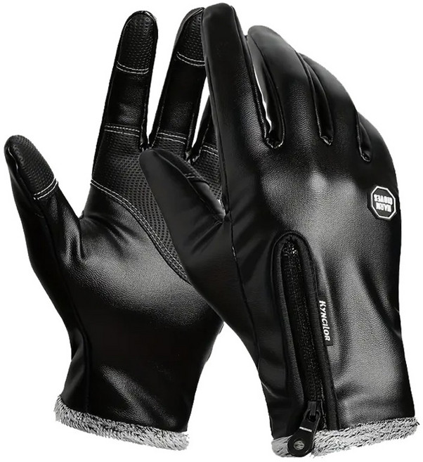 실버캐스트 방한 PU 스포츠 장갑 양손 SCFGPUBS-1024B, 혼합색상, 1세트