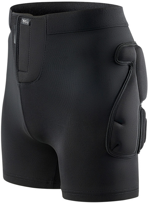 이프플라잉 스키 스노우보드 엉덩이 보호대, 블랙, 1개