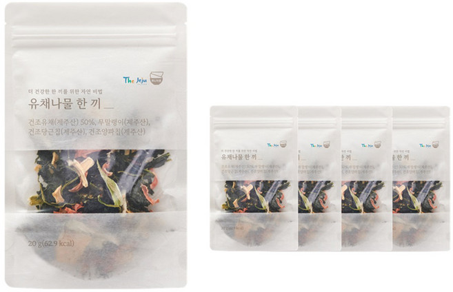 맘마레시피 간편한 제주산 건나물 유채나물 한 끼, 5개, 20g