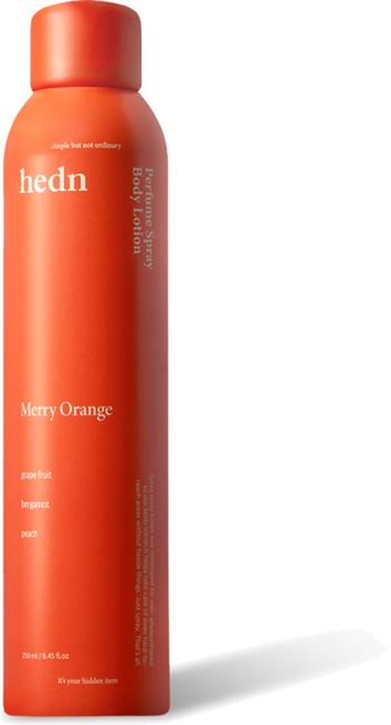 hedn 퍼퓸 스프레이 바디로션 메리오렌지향, 250ml, 1개