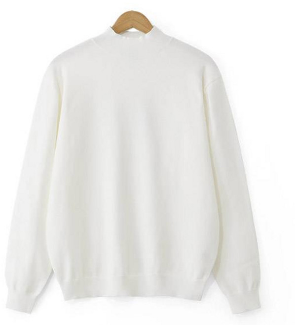 엠엔씨 남성용 시메르 오버핏 반폴라 니트 MDKN919RO