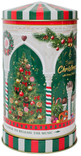 위니비니 크리스마스 오르골틴 트리 초콜릿, 105g, 1개