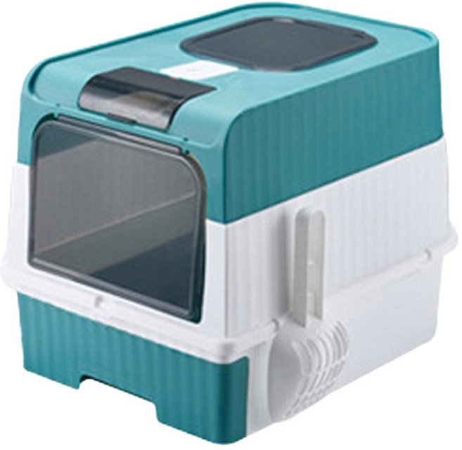 레드퍼피 윌트널 고양이 화장실, 오션블루, 1개