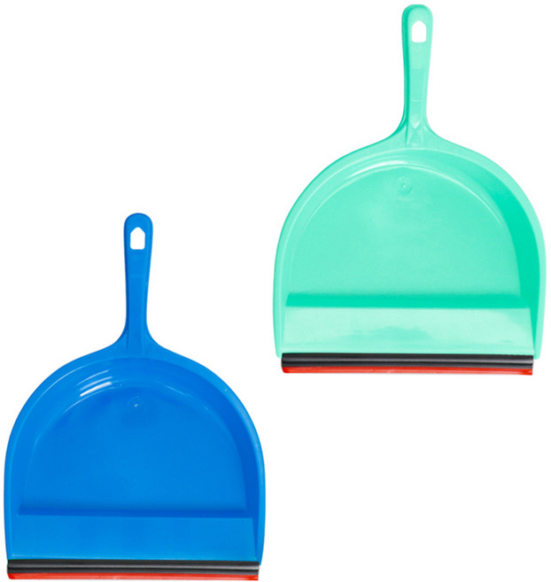 크린메이트 다용도 고무날 홈쓰레받기, 2개, 랜덤발송