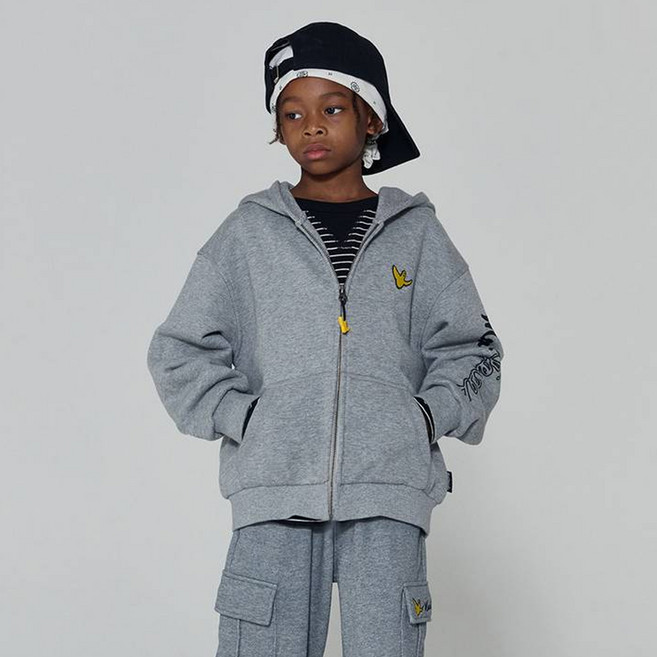 MARK GONZALES KIDS 兒童天使連帽拉鍊外套