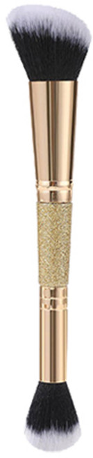 딥톡 다기능 메이크업 양면 브러쉬 DT0340, 1개, 골드 NO 1