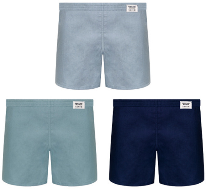엠알주니어 남아용 순면 프레드릭 학생 트렁크 팬티 3종세트