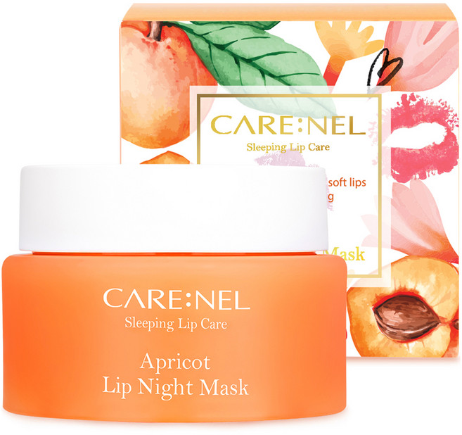 까레넬 살구 립 나이트 마스크 23g, 1개