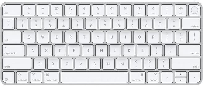 Apple 2024 Touch ID Magic Keyboard, 화이트, MXCK3KE/A