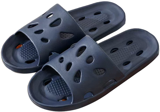 원이네 남성용 미끄럼방지 EVA 욕실화, 네이비, 1개