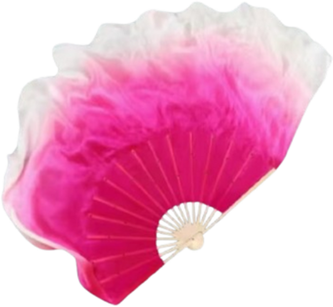 마켓피아 로즈레드 그라데이션 전통 실크 무용부채 너슬 10cm, A타입, 1개