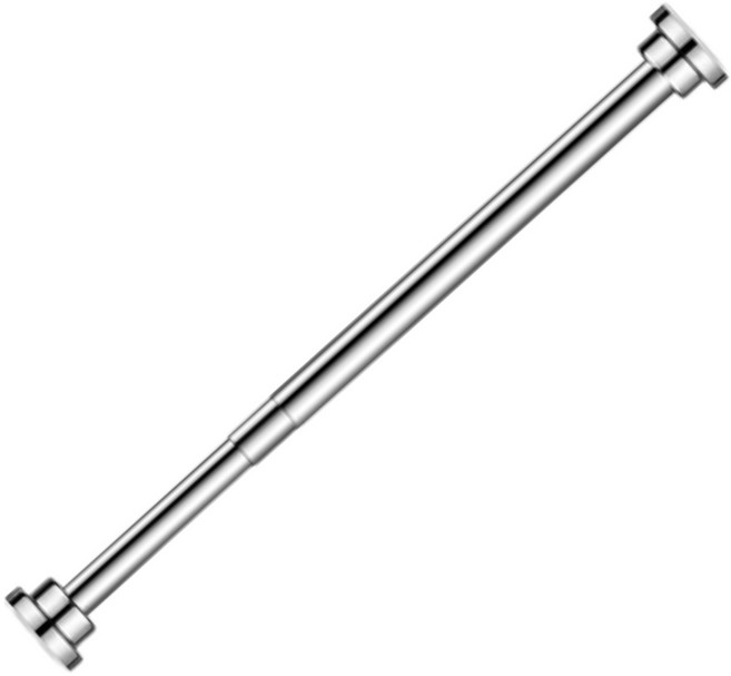 PP家居生活 超強力不鏽鋼伸縮桿 22mm, 銀色, 1個