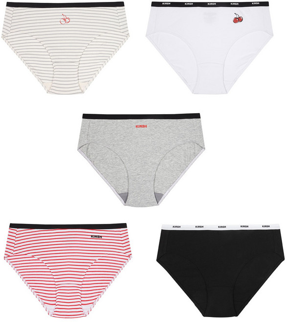 키르시 여성용 시그니처 삼각팬티 5종 세트