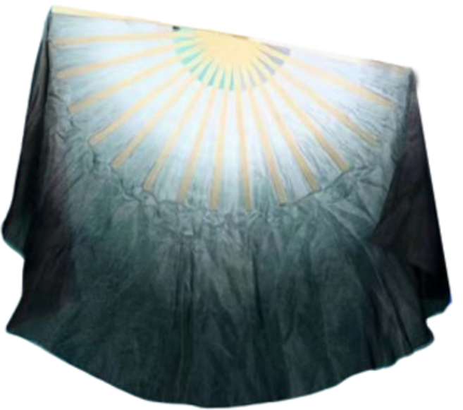 마켓피아 현대 동양스타일 실크 너슬 무용부채 L, B타입, 1개