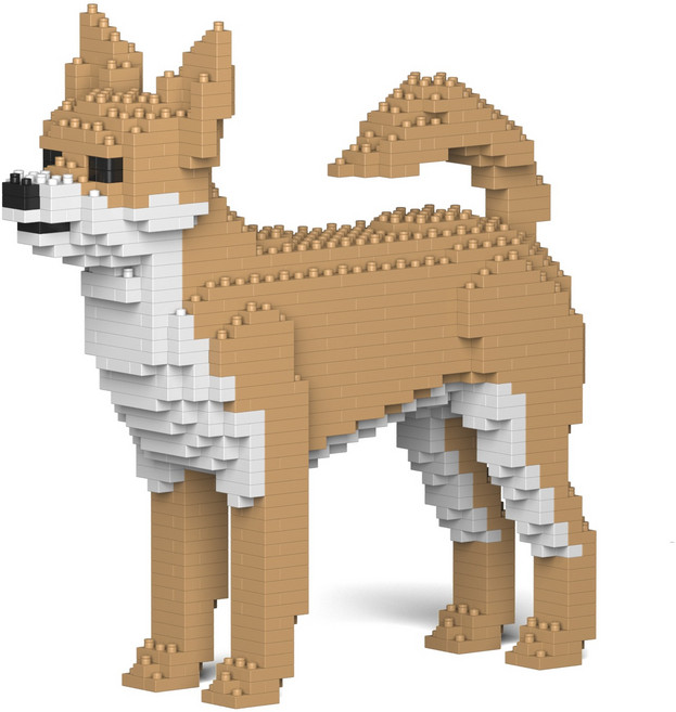 JEKCA 치와와 강아지 블럭 S, 브라운, 1개