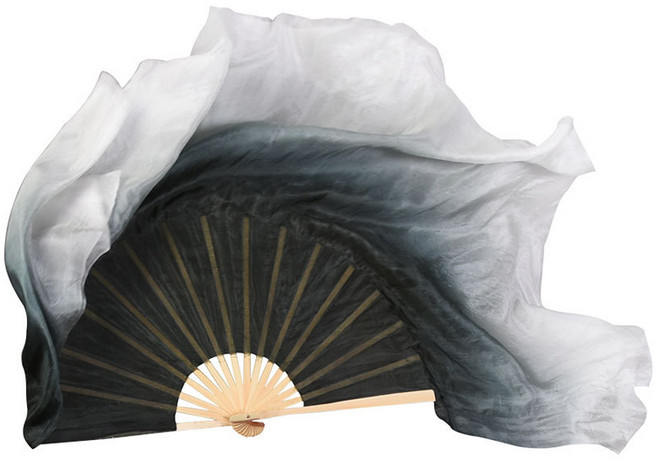 마켓피아 현대 동양스타일 실크 너슬 무용부채 M, A타입, 1개