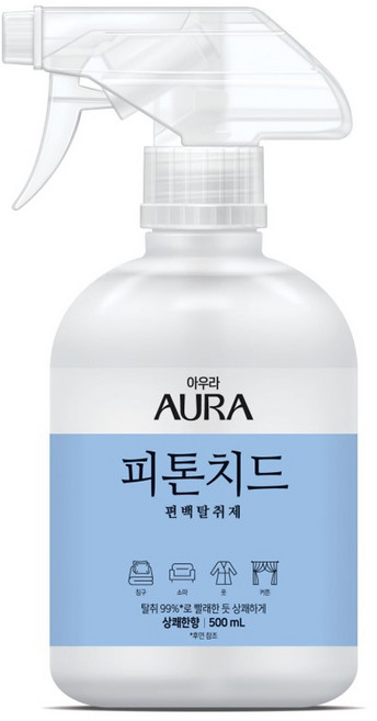 아우라 피톤치드 편백탈취제 상쾌한향 본품, 500ml, 1개