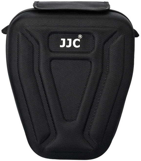JJC 소니 A7C2 캐논 R5M2 후지 XT5 하드 케이스 홀스터 백, 블랙, 1개