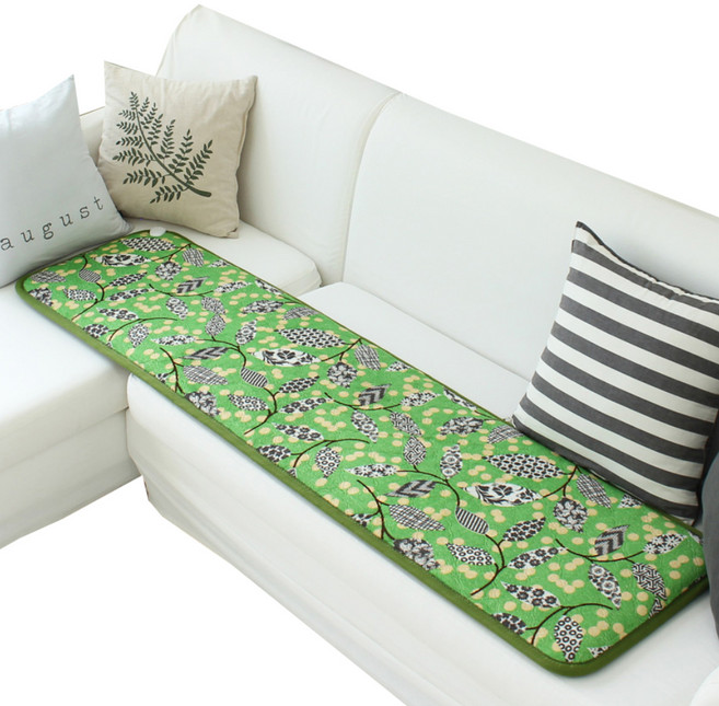 온돌왕 전기 온열 방석, 플라워그린, 5인용(48 x 180 cm)