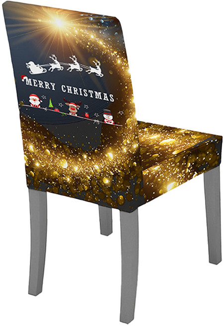 원데이 크리스마스 의자커버, 빤짝, 1개, FREE