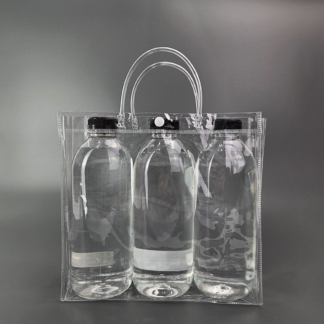 미르코리아 PVC 투명 비닐 쇼핑백 특대 낮은형, 10개입, 1개