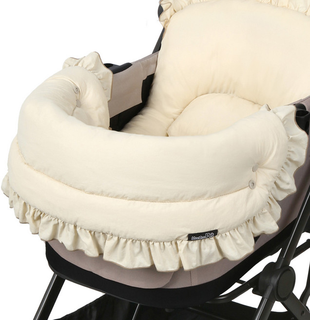 마니또펫 강아지 유모차 아우터 가드쿠션, 플레인프릴, 1개