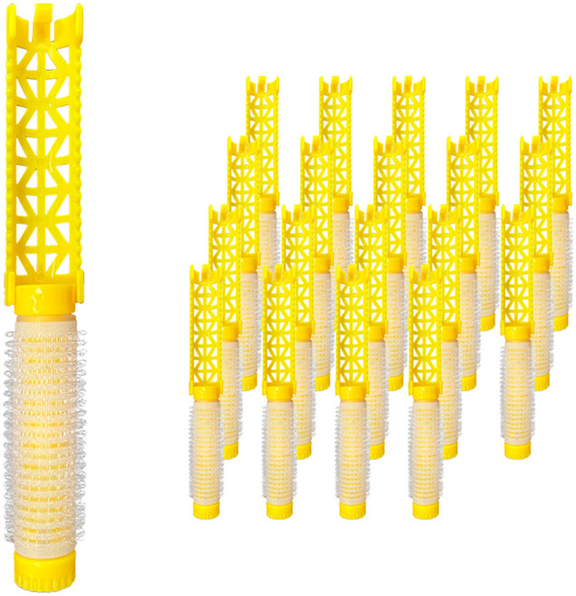 그레이거 뿌리펌 롯드 구르프 20p 세트 M, 1세트, 옐로우