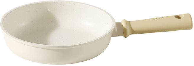 CAROTE Little Bean鋁製平底煎鍋 IH爐適用 奶油黃色, 1個, 26cm