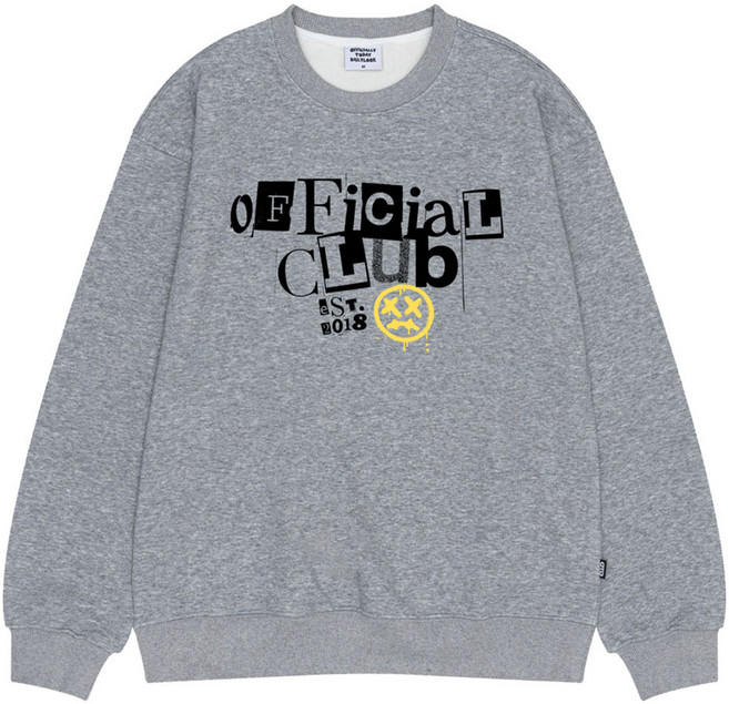 오티디 프리미엄 텐타 덤블 기모 오버핏 그런지 보온 맨투맨 OT31003