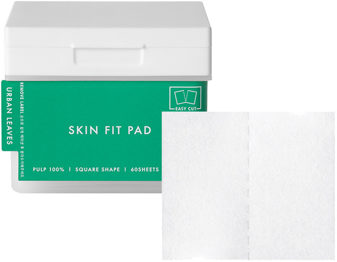 어반리브즈 스킨핏 패드 사각, 1개, 60매입