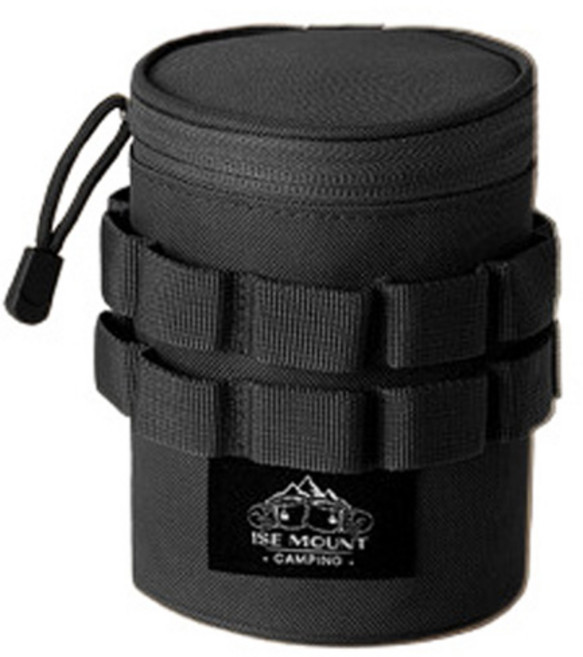 이세마운트 미믐 캠핑컴 멀티 수납 파우치 소, 블랙, 1개, 1단