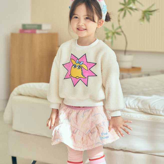 Pink Dragon 女童星星褲裙