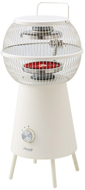 신일 전자 원통형 하이라이트 전기히터, SEH-ZVS1200H, 아이보리