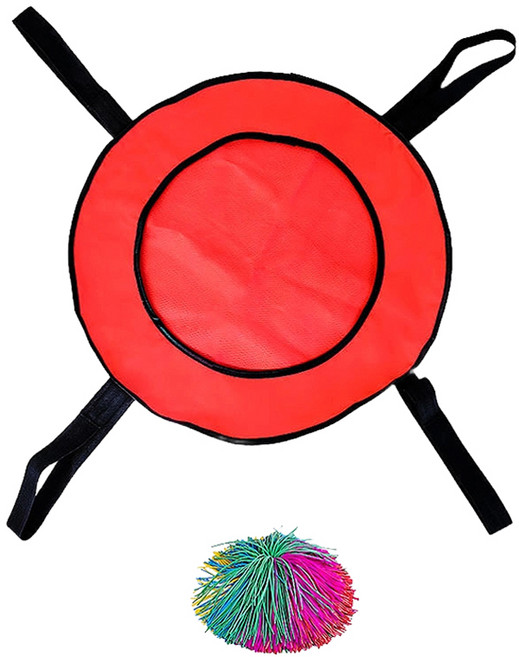 라벤티아 캐치볼 그물망 체육놀이 레드, 1개