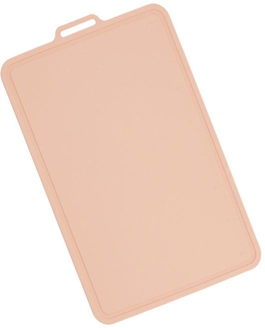 실리콘스토리 국내제조 항균 실리콘 플래티넘 양면 도마, 피치베이지, 1개