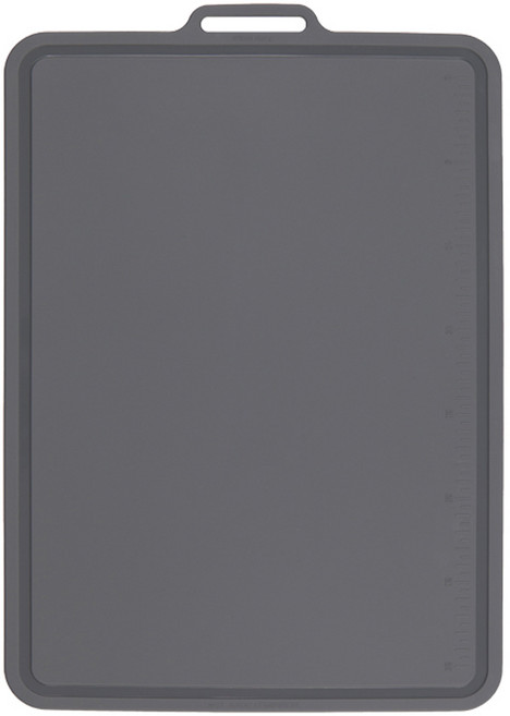 실리콘스토리 국내제조 항균 실리콘 플래티넘 양면 도마, 차콜, 1개