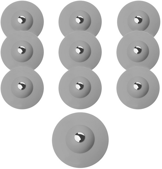 코히모 욕조 세면대 배수구 마개 4W358 10p, 그레이