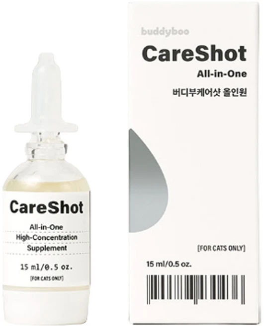 버디부 고양이 케어샷 올인원 영양제, 15ml, 종합영양제, 1개 - 쿠팡