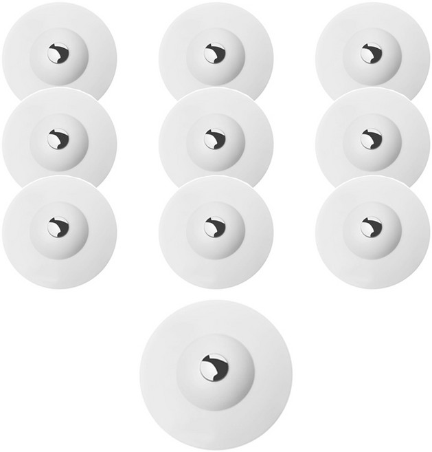 코히모 욕조 세면대 배수구 마개 4W358 10p, 화이트