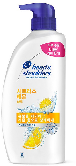 헤드앤숄더 두피 토탈 솔루션 샴푸 시트러스 레몬, 800ml, 1개