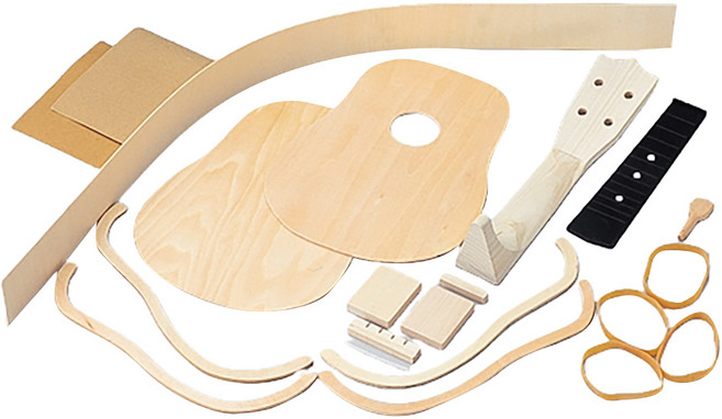 Artec 기타 우쿨렐레 만들기 세트, 혼합색상, 1세트