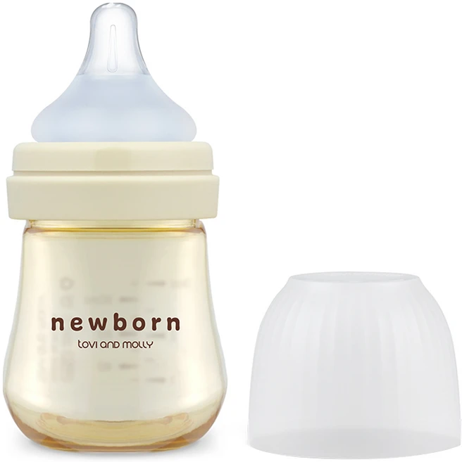 토비앤몰리 유아용 젖병 싱글팩, 바닐라, 80ml, 1개 - 쿠팡