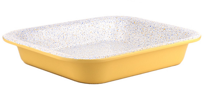 윙플라 인덕션 시그니처 스퀘어 스프링클뉴욕 + 피치옐로우, 29cm, 1개