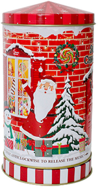 위니비니 크리스마스 오르골틴 산타, 105g, 1개