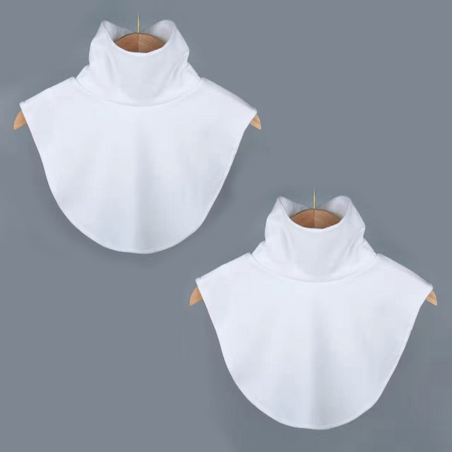 얼리포츠 여성용 면 페이크 목폴라 2p